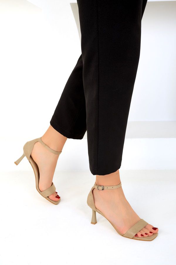 Soho Soho Skin Suede Women's Classic Heeled Shoes 19179