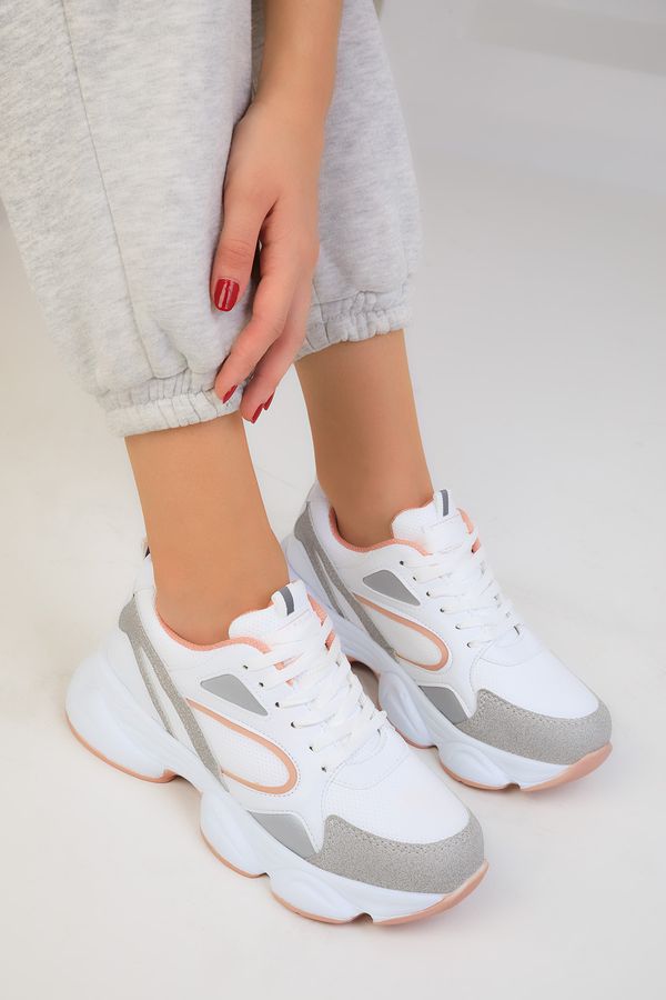 Soho Soho White-Powder-C Дамски Маратонки 17226