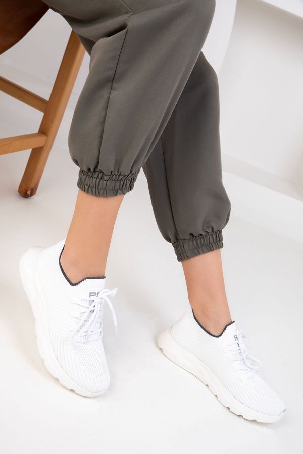 Soho Soho Women's White Sneakers 18798