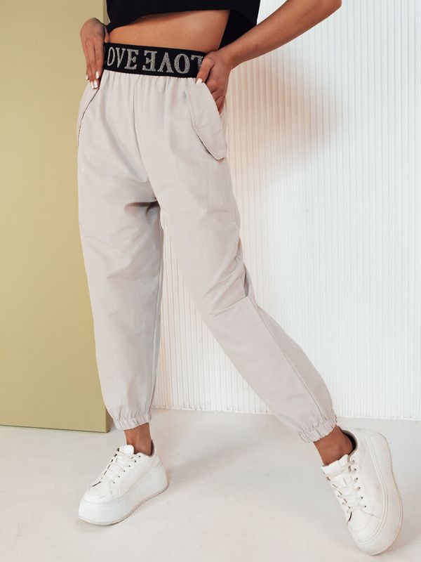 DStreet SORLIN Women's Trousers Grey Dstreet