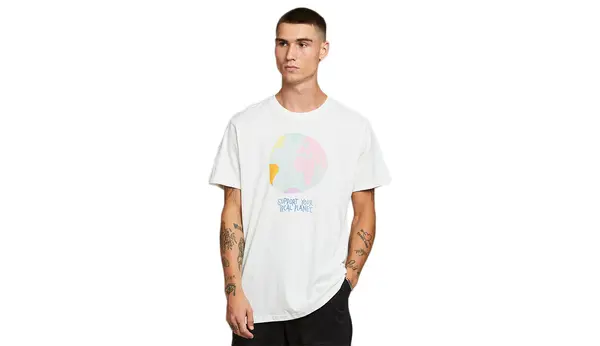 Dedicated Специализирана тениска Stockholm Off-White