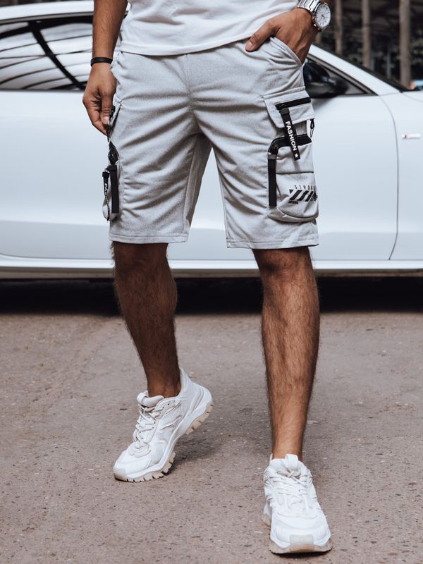 DStreet Spodenki męskie dresowe bojówki szare Dstreet