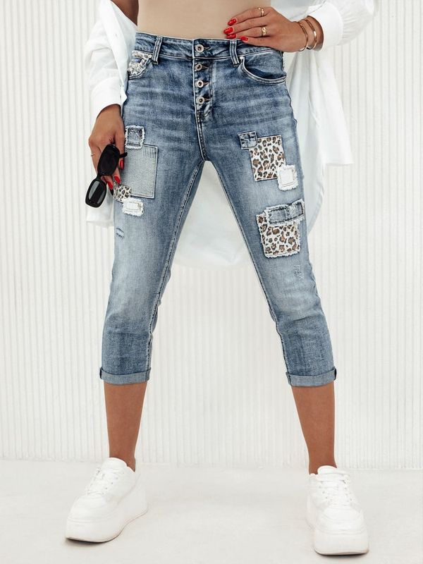 DStreet Spodnie damskie jeansowe JEANSGLOW niebieskie Dstreet