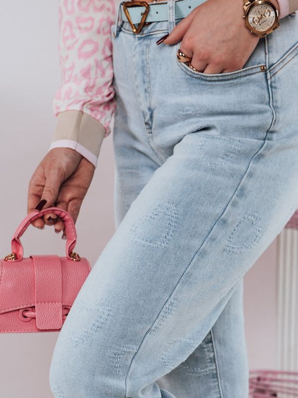DStreet Spodnie damskie jeansowe mom fit LOVENOVA Dstreet