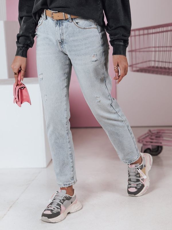 DStreet Spodnie damskie jeansowe proste BLUEDEN Dstreet