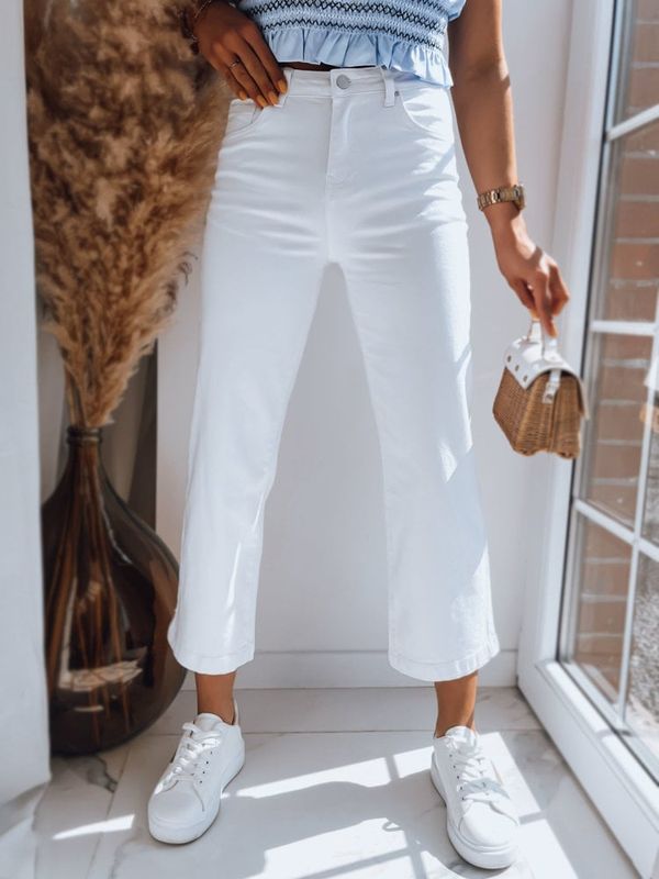 DStreet Spodnie damskie RETIS białe Dstreet