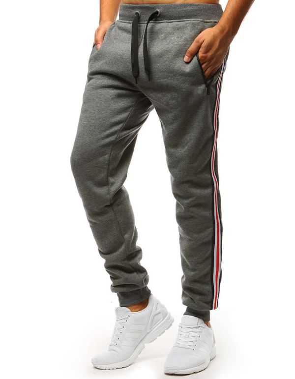 DStreet Spodnie męskie dresowe antracytowe Dstreet