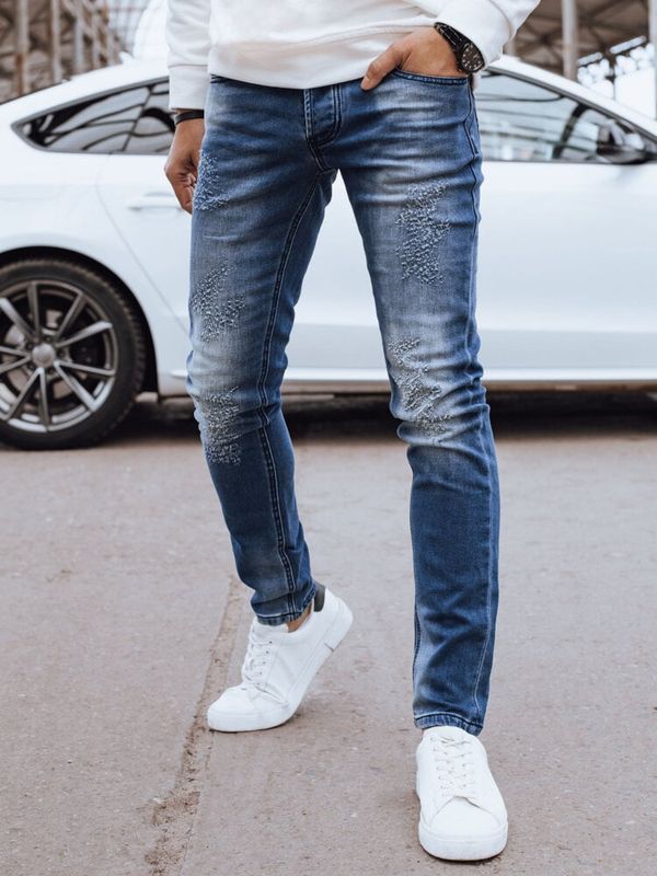 DStreet Spodnie męskie jeansowe granatowe Dstreet