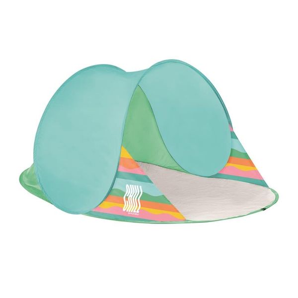 Spokey Spokey ALTUS Self-folding beach tent, 195 x 100 x 85 cm, coloured stripes