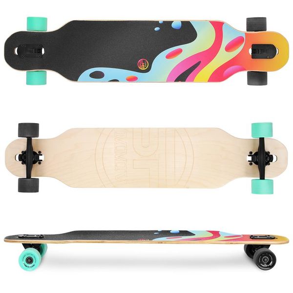 Spokey Spokey LONGBAY PRO Longboard 104 x 24 cm, ABEC7, colorful