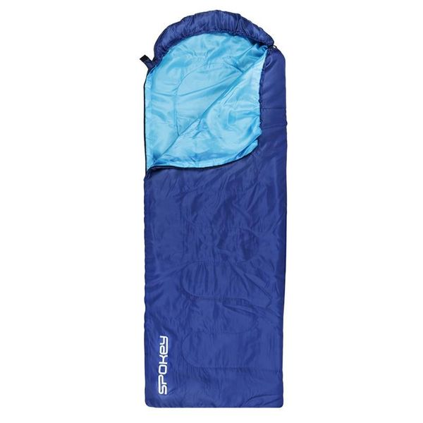 Spokey Spokey MONSOON Sleeping bag mumie/blanket, blue, right fastening
