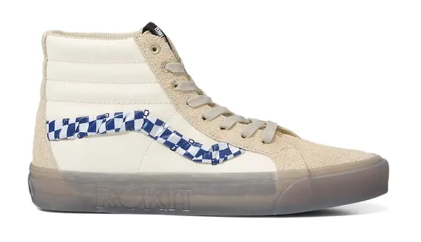 Vans Спортни обувки - Vans x Rokit SK8-HI Dx Ws Бял