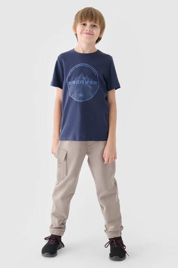 4F Спортни панталони за момчета Joggery Grey 4FJWAW24TTR