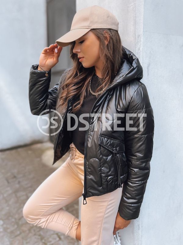 DStreet Sportowa kurtka damska pikowana LILYWOOL czarna Dstreet
