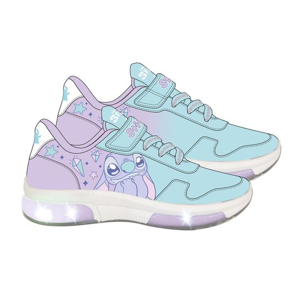 STITCH SPORTY SHOES PVC SOLE WITH LIGHTS STITCH