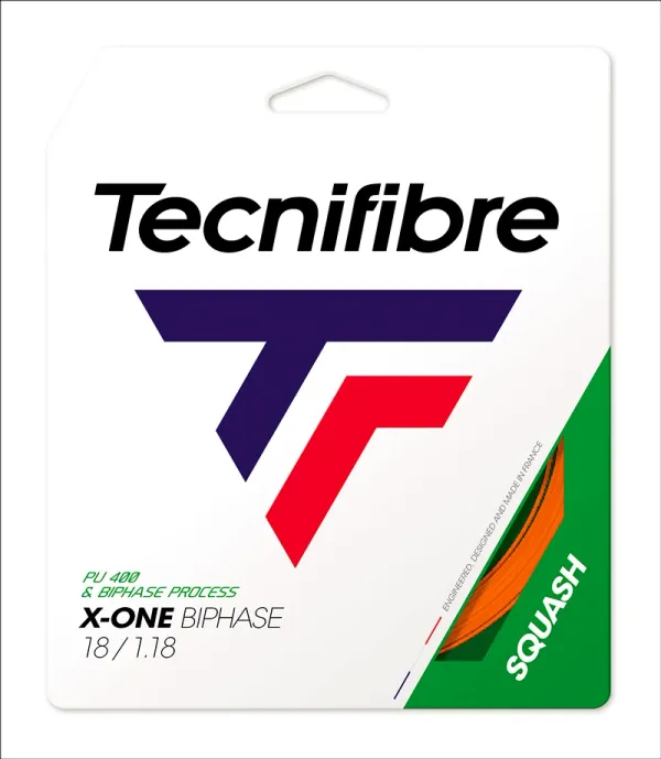 Tecnifibre Squash String Tecnifibre String X-One Orange 1.18 mm