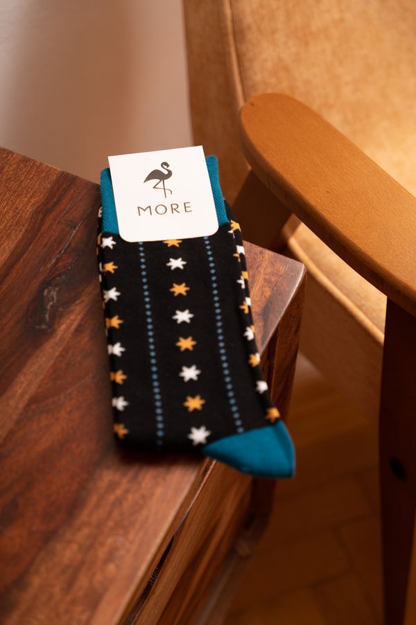 More Stars Socks 051-102 Black Black