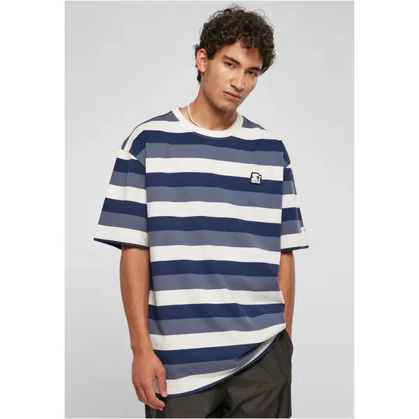 Starter Black Label Starter Sun Stripes Oversize T-Shirt Navy Blue/Vintage Blue/Pale White