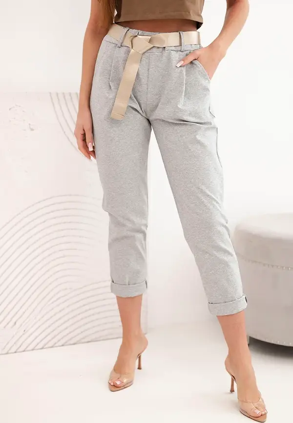 Kesi Włoski Стилен панталон Kesi Punto с колан