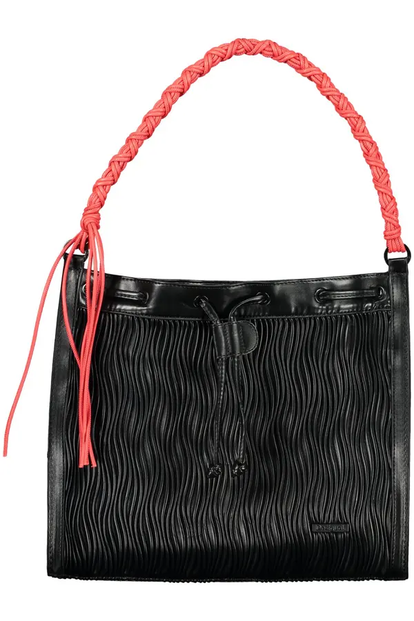 DESIGUAL Стилна черна раница Desigual