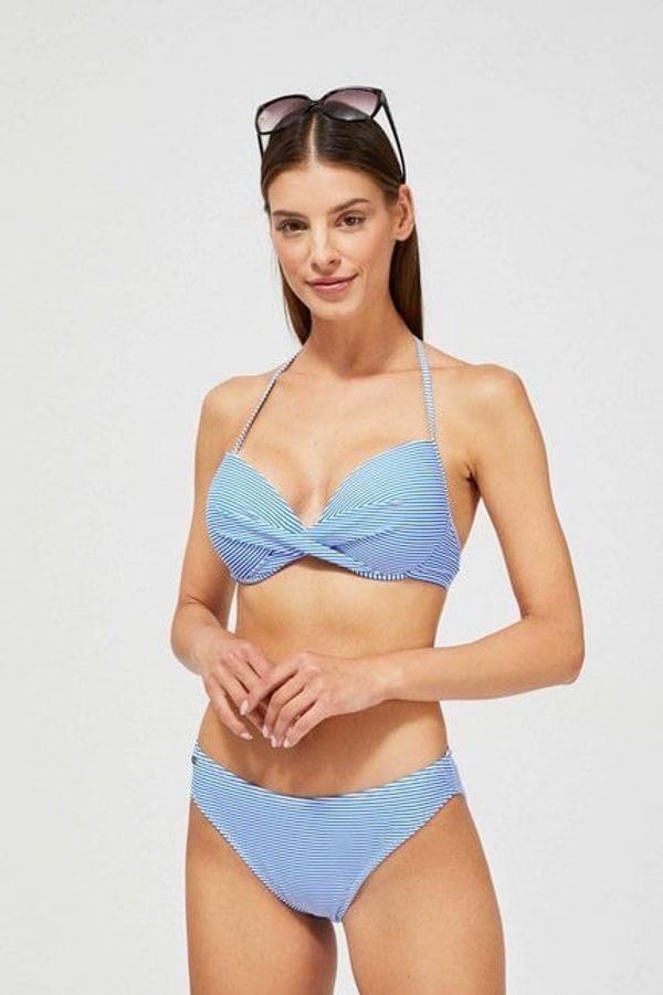 Moodo Striped bikini bottom