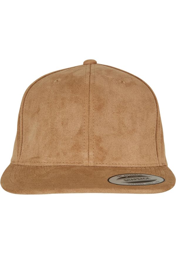 Flexfit Suede Leather Snapback khaki