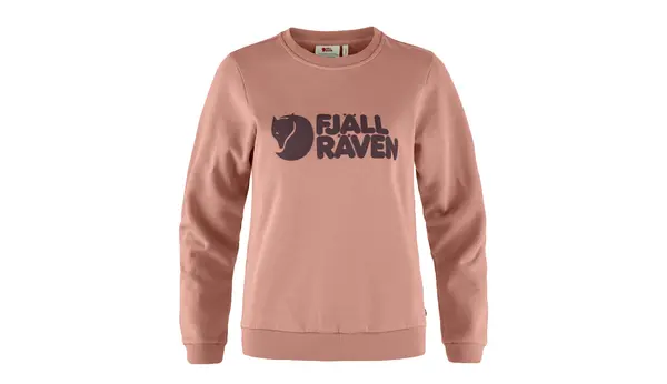 Fjallraven Суичър Dusty Rose с лого Fjällräven