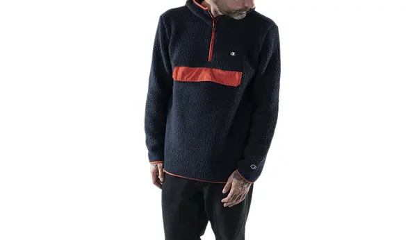 Champion Суичър с цип и половин цип Champion
