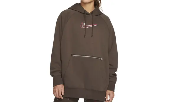 Nike Суичър с качулка Nike Sportswear Baroque Brown