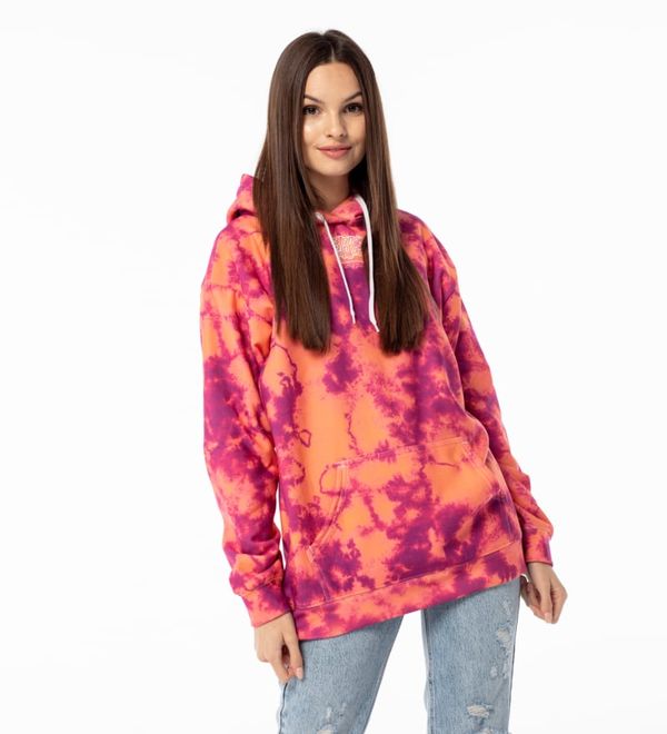 Mr. GUGU & Miss GO Суичър с качулка. Mr. GUGU & Miss GO ORANGE TIE DYE