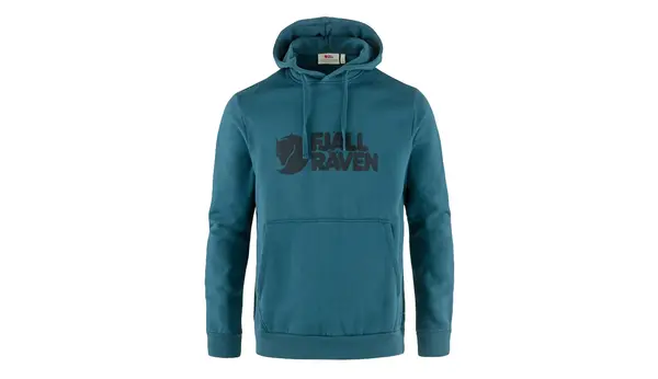 Fjallraven Суичър с лого Fjällräven M Deep Sea Blue