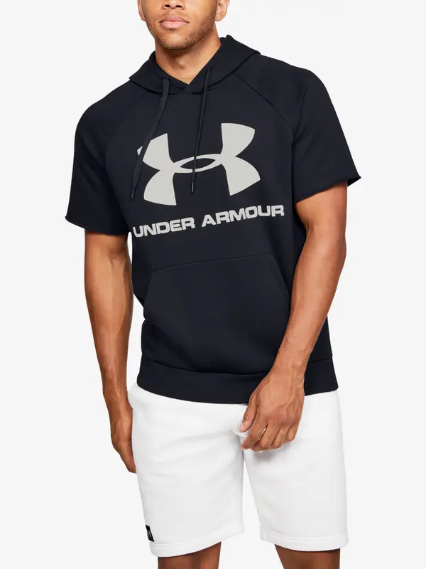 Under Armour Суичър с лого и качулка Under Armour RIVAL FLEECE