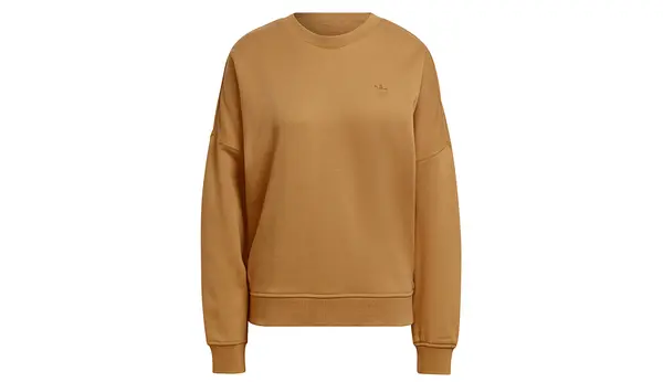 Adidas Суитшърт Adidas Trefoil, Голбей, Жълт
