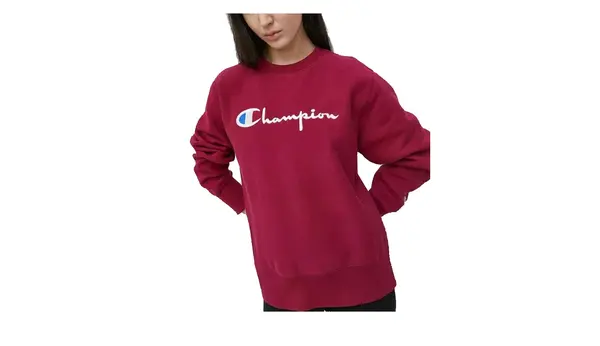 Champion Суитшърт Champion Crewneck в тъмно розово