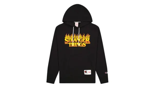 Champion Суитшърт Champion x Stranger Things черен