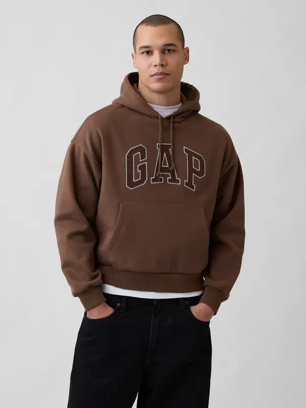 GAP Суитшърт GAP Oversize с лого VintageSoft