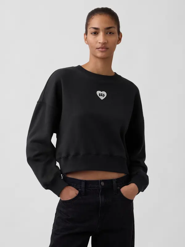 GAP Суитшърт GAP Oversize с лого VintageSoft
