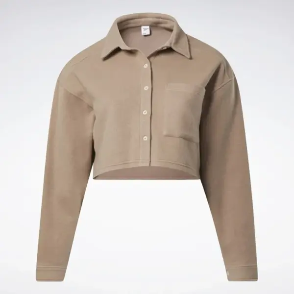 Reebok Суитшърт от полар Reebok plus size