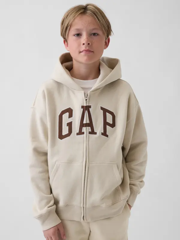 GAP Суитшърт с цип и лого GAP за момчета