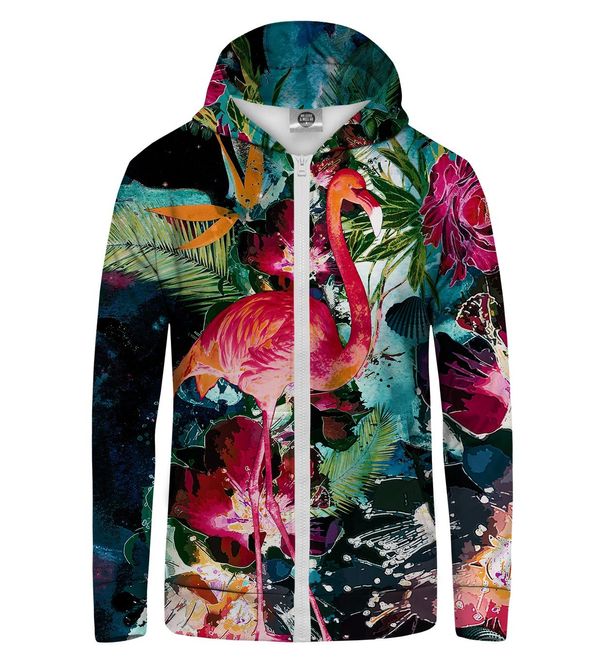 Mr. GUGU & Miss GO Суитшърт с качулка Mr. GUGU & Miss GO COLORFUL FLAMINGO