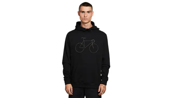 Dedicated Суитшърти и блузи с качулка - Dedicated Hoodie Falun Rainbow Bicycle Black Черен