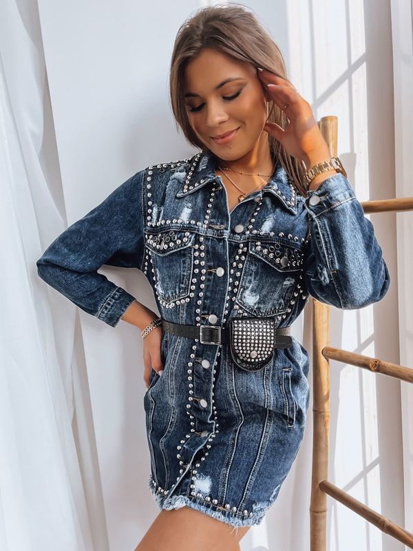 DStreet Sukienka jeansowa KALUS niebieska Dstreet