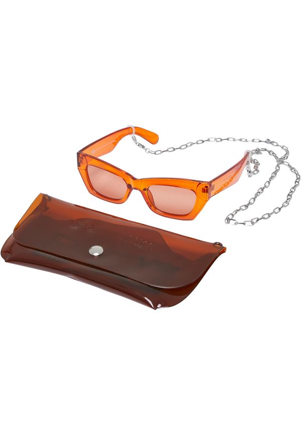 Urban Classics Accessoires Sunglasses with strap and case - orange