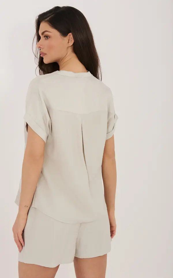 Sublevel Светло бежова лятна блуза