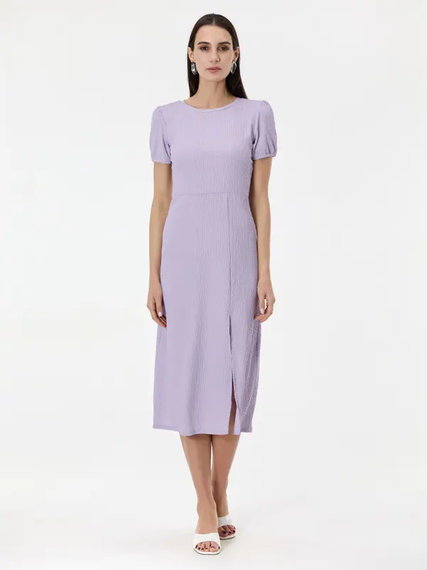 Orsay Светло лилава дамска миди рокля ORSAY