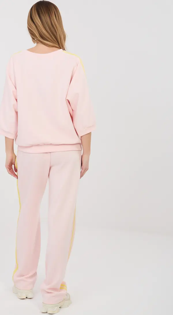 RUE PARIS Светло розов анцуг