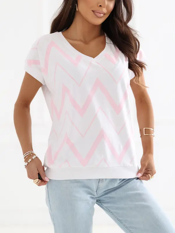 RELEVANCE Светло розова дамска блуза