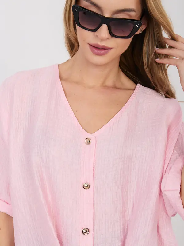 Italy Moda Светло розова дамска блуза