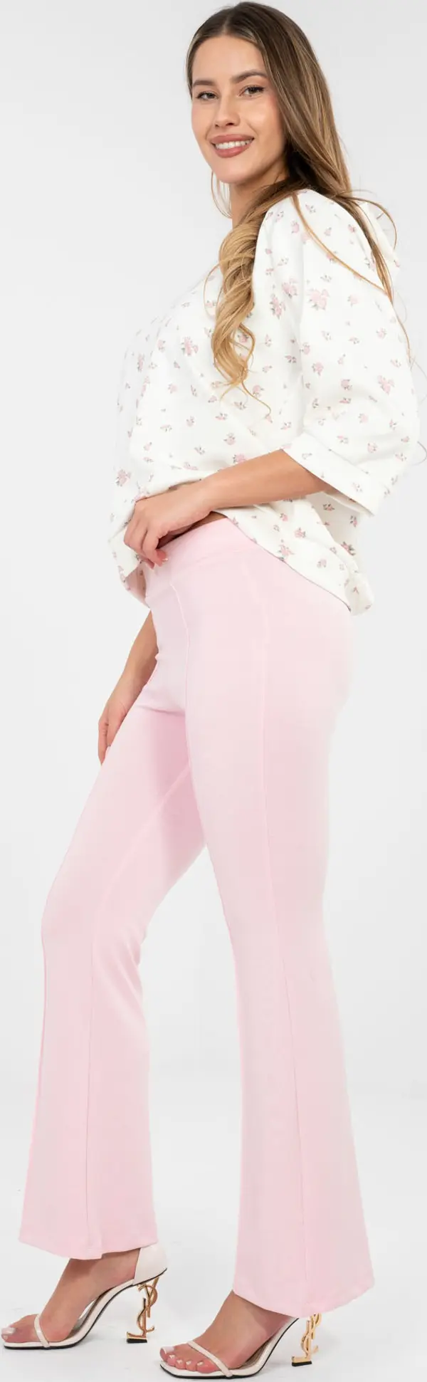 RUE PARIS Светло розови спортни панталони