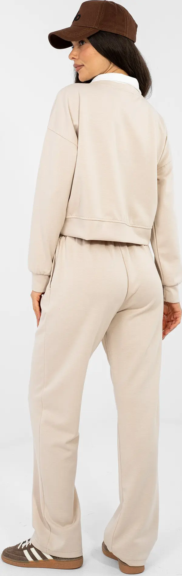 Italy Moda Светлобежов комплект с надпис